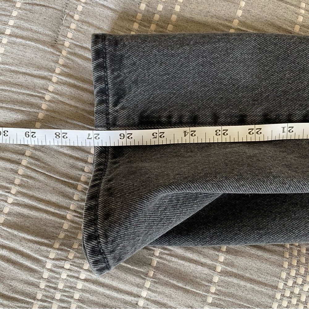 Levi’s 501 ‘90s Ankle Faded Black 100% Cotton Denim Jeans Straight 26 x 27 - Picture 10 of 11